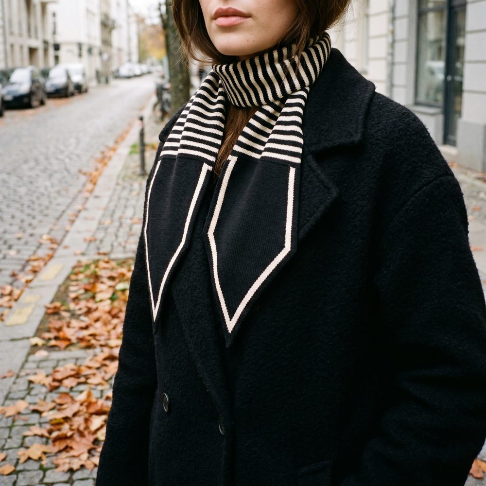 Elodie Skinny Knit Scarf