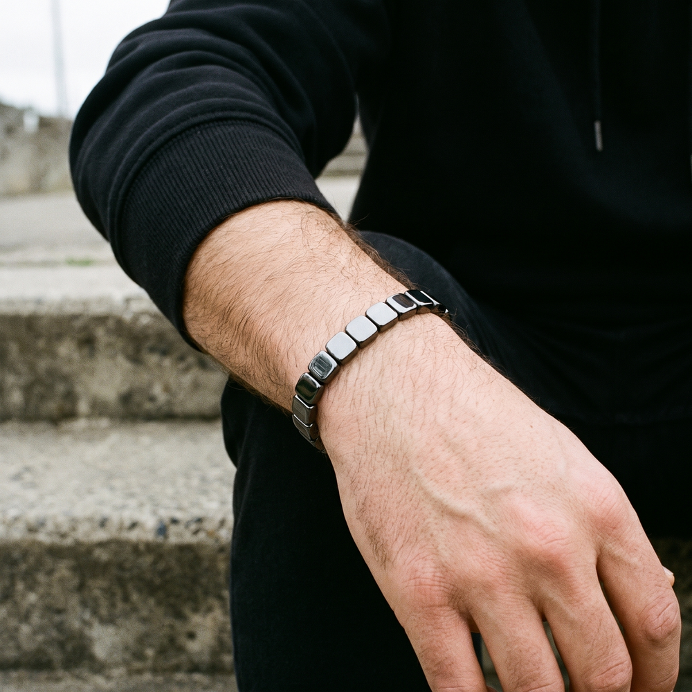 Flint Hematite Bracelet