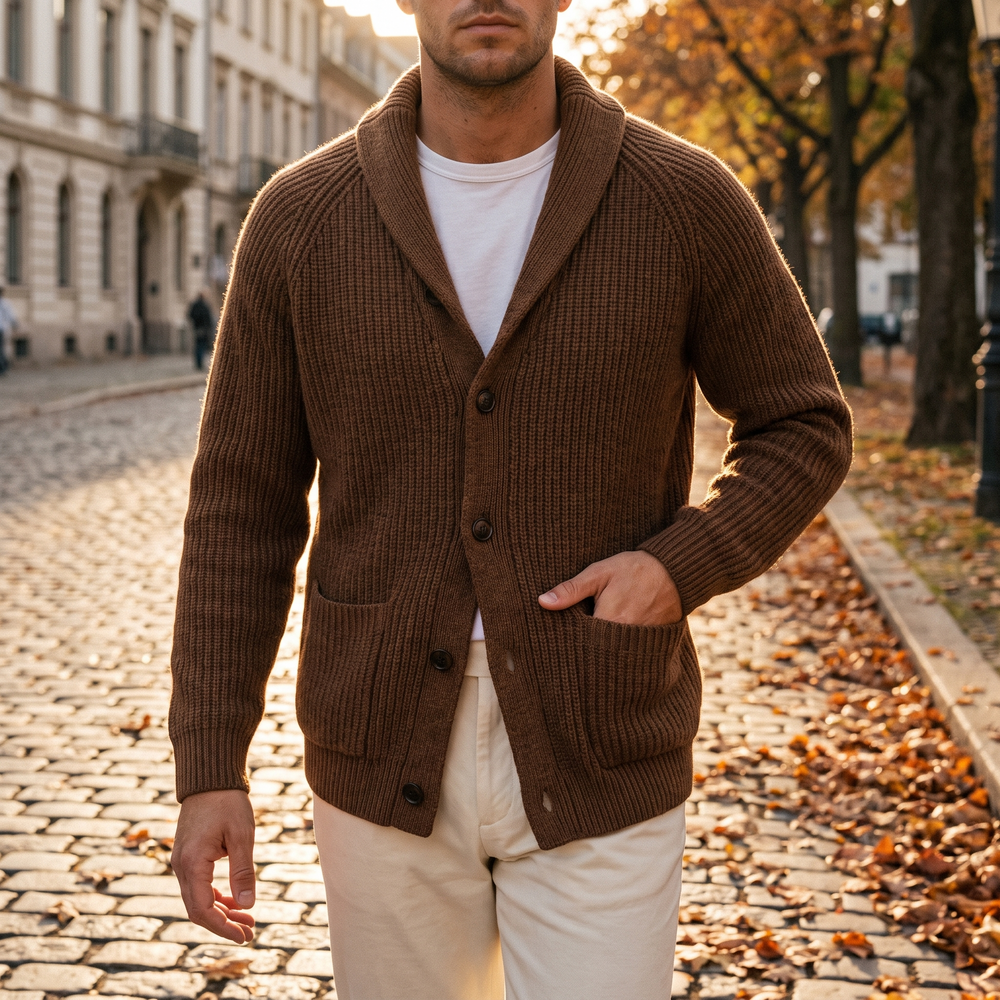 Hollis Button Knit Cardigan