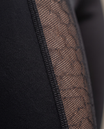 Close up of the mesh ventilation panel