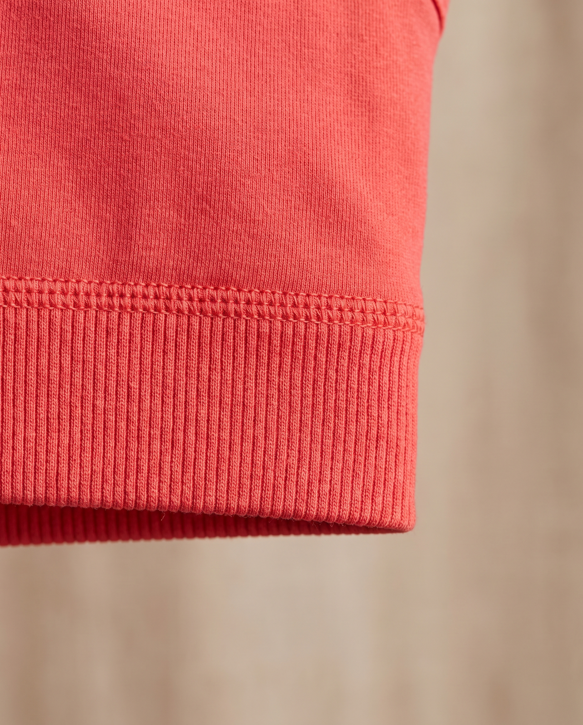 Close up of the ribbed underband
