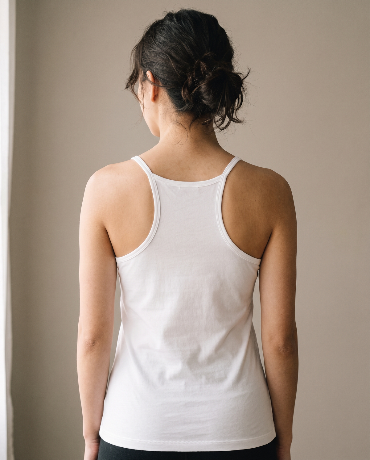 Cove tank racerback seen from behind