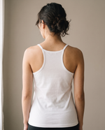 Cove tank racerback seen from behind