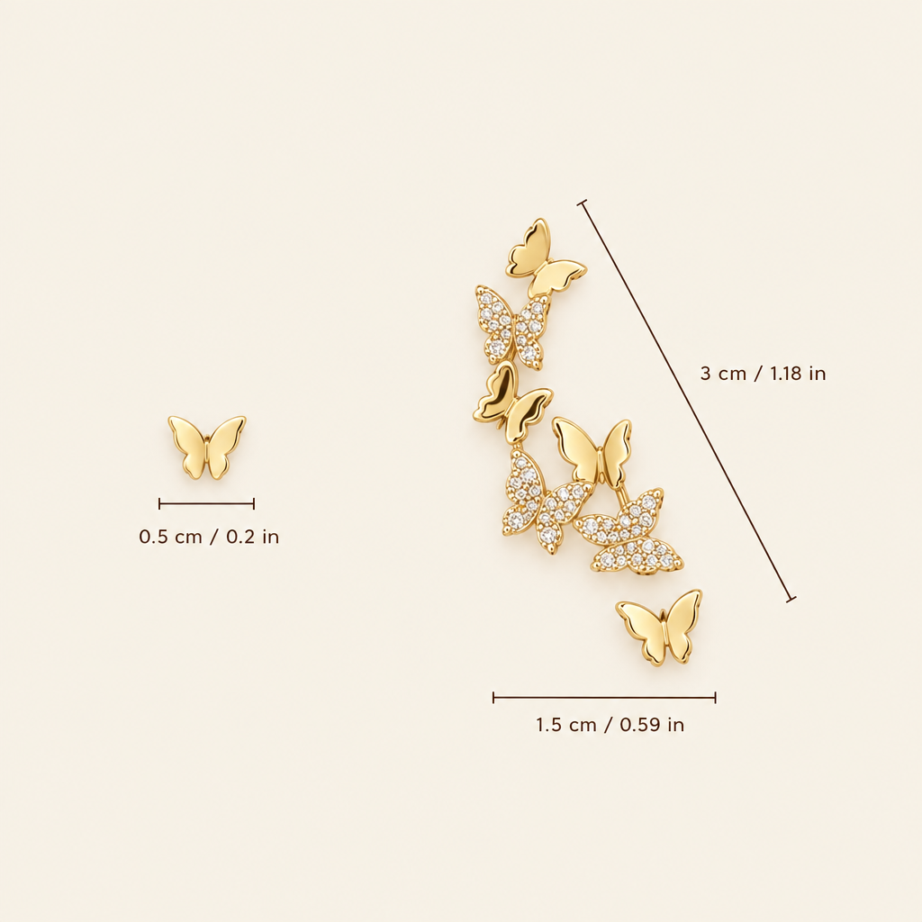 Papillon size chart with measurements