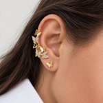 Papillon climber and stud worn close up