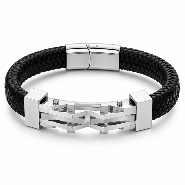 Atlas Wide Braided Bracelet